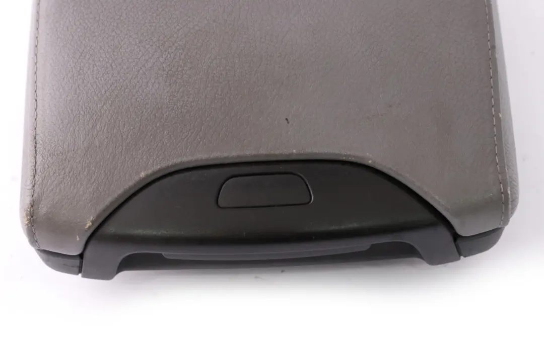 BMW X5 Series E53 1 Leather Cover Centre Console Armrest Grey 7077532