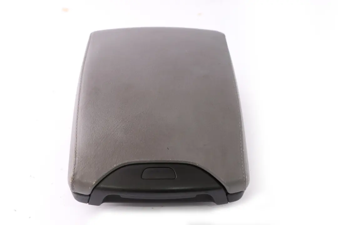 BMW X5 Series E53 Leather Cover Centre Console Armrest Schwarz Grey 7077532