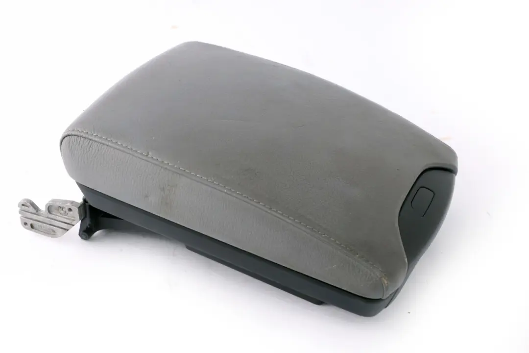 BMW X5 Series E53 Leather Cover Centre Console Armrest Schwarz Grey 7077532