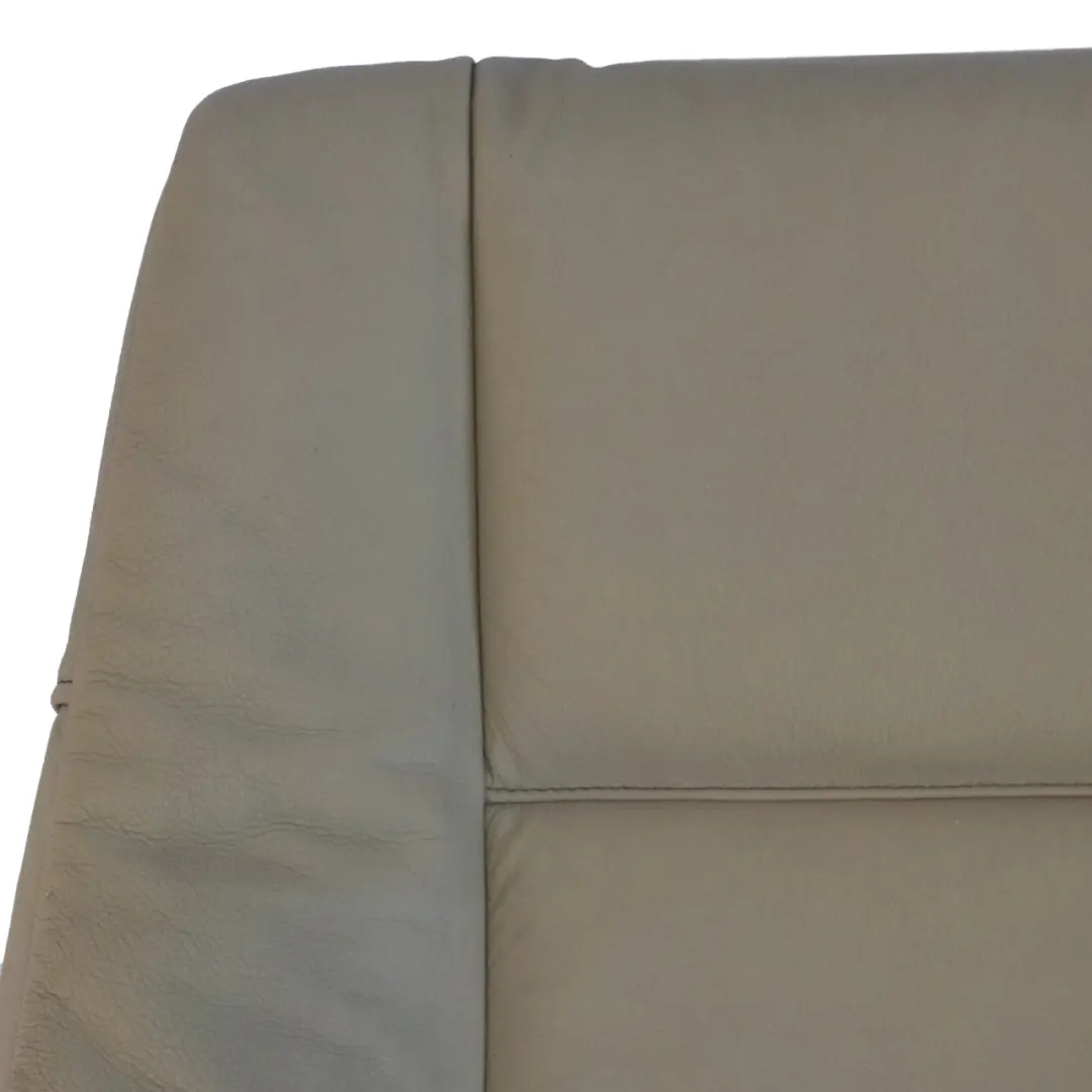 BMW X5 E53 Front Seat Backrest Cover Lining Beige Leather Dakota 7077555