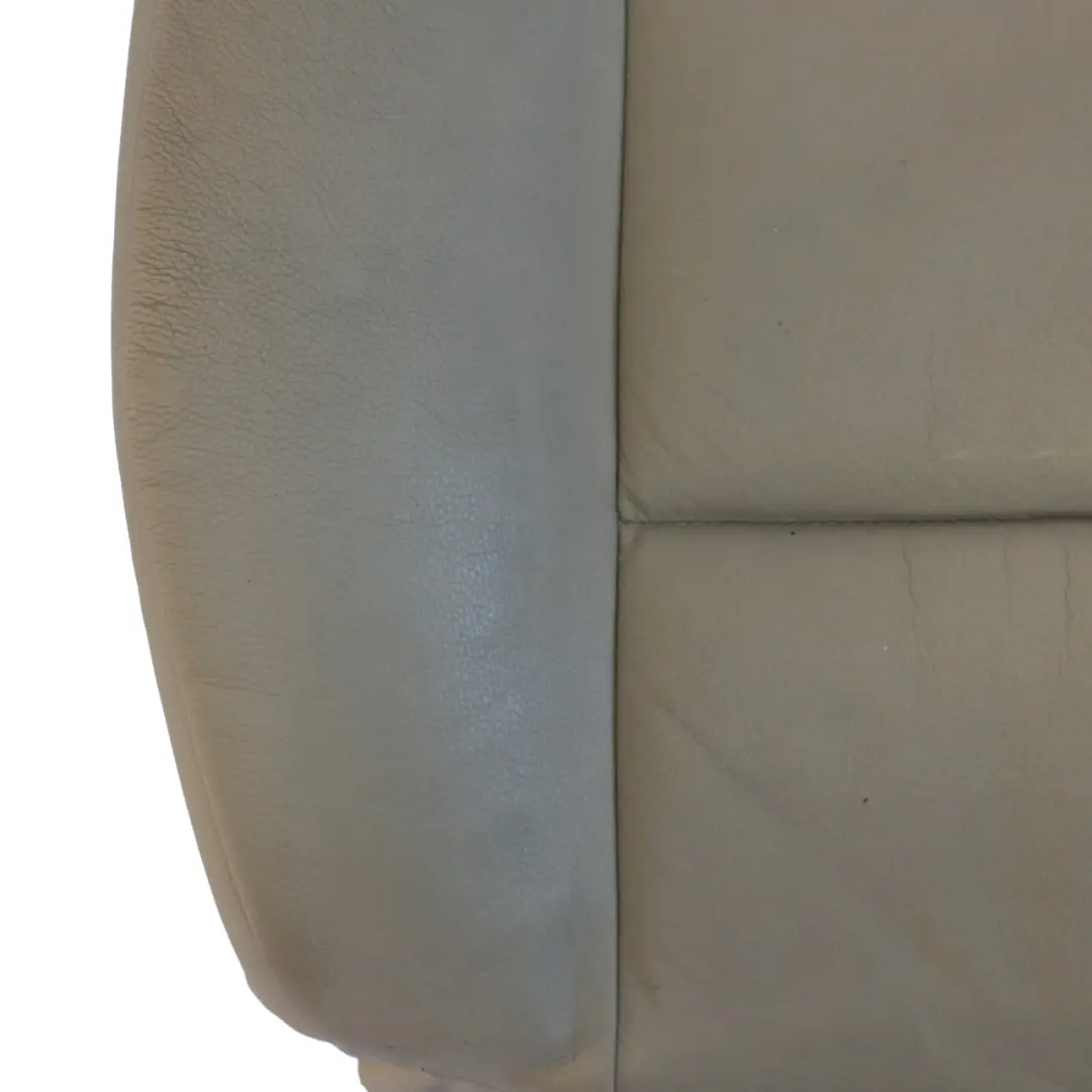 BMW X5 E53 Front Seat Backrest Cover Lining Beige Leather Dakota 7077555