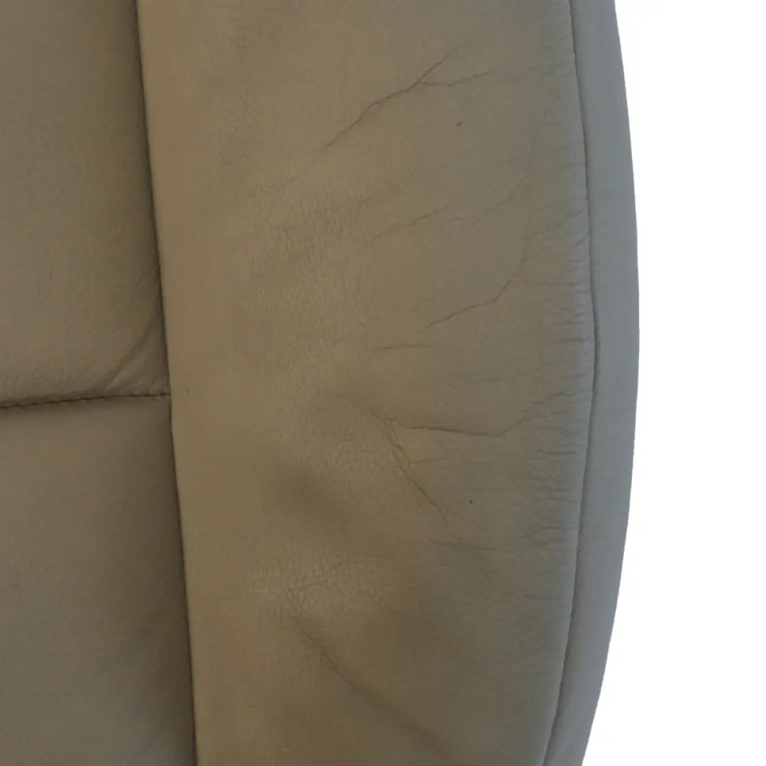 BMW X5 E53 Front Seat Backrest Cover Lining Beige Leather Dakota 7077555