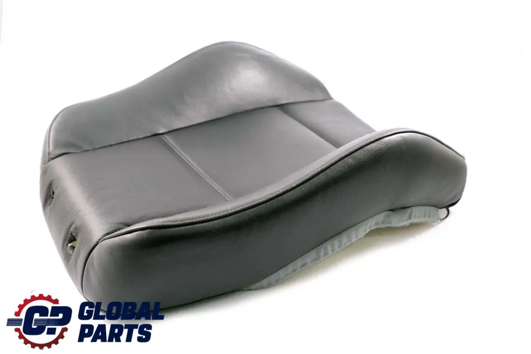 BMW X5 E53 Heated Sport Front Seat Backrest Cover Lining Black Leather Dakota