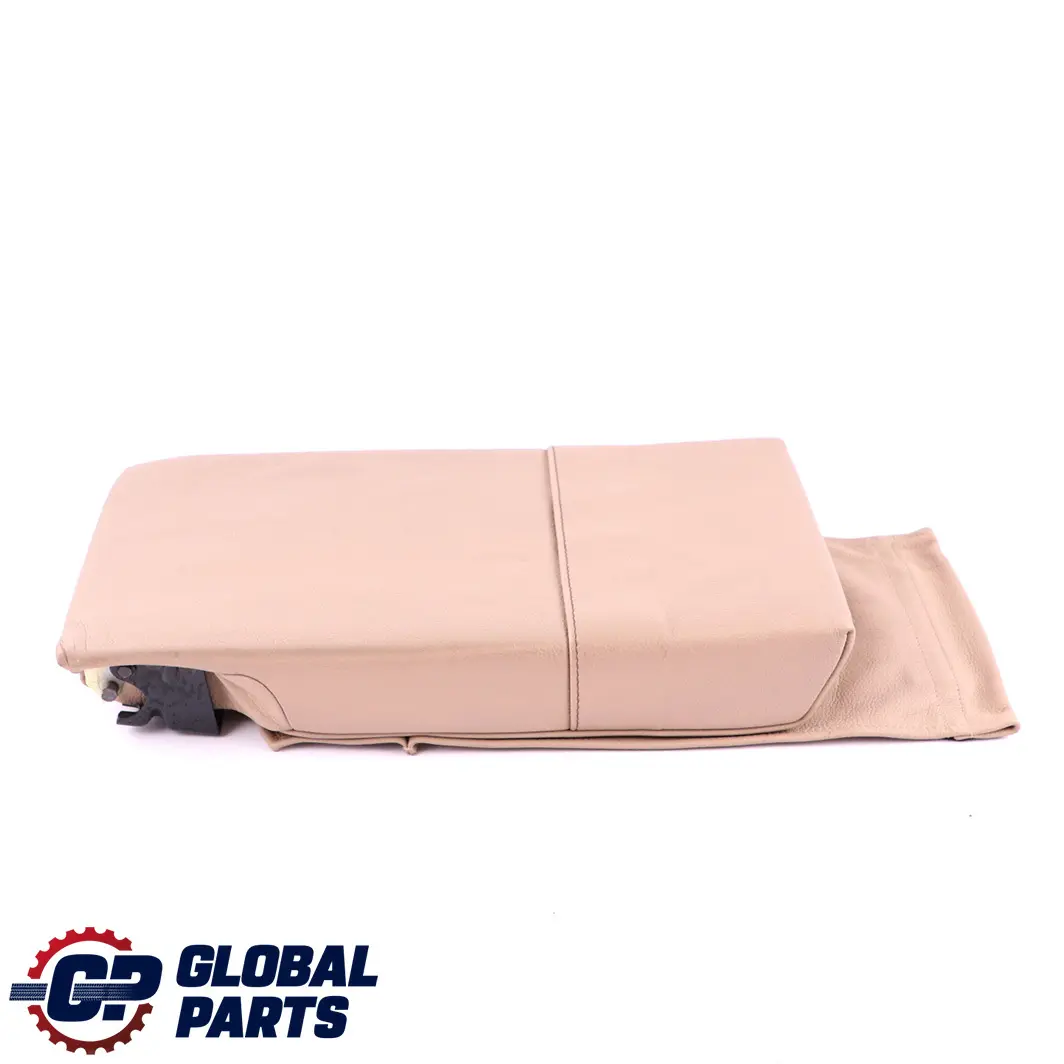 BMW X5 Series E53 Rear Seat Centre Armrest Leather Dakota Light Beige 7077918