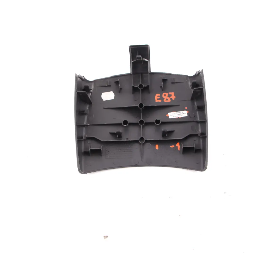 BMW E87 Blende Mittelarmlehne Hinten Schwarz Black 7124898