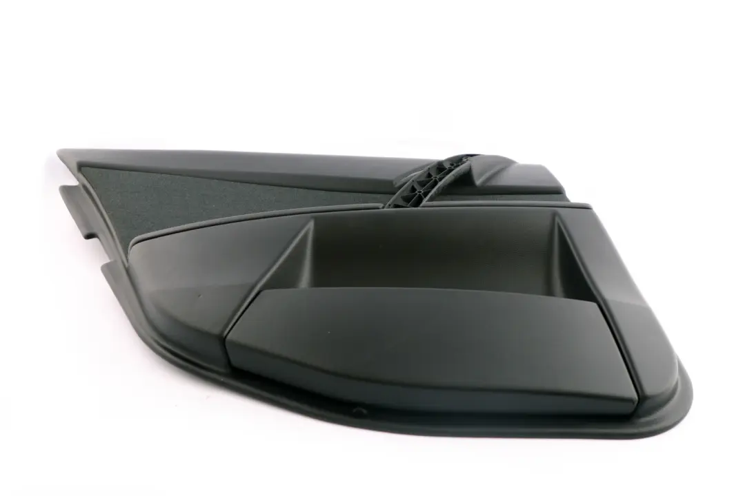 BMW E60 Trasera Izquierda Tarjeta Puerta Forro Tela Panel Trim Negro