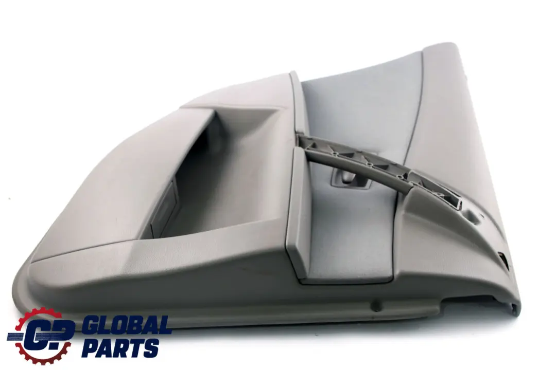 BMW E60 E61 Panel revestimiento tela para tarjeta puerta trasera izquierda Gris