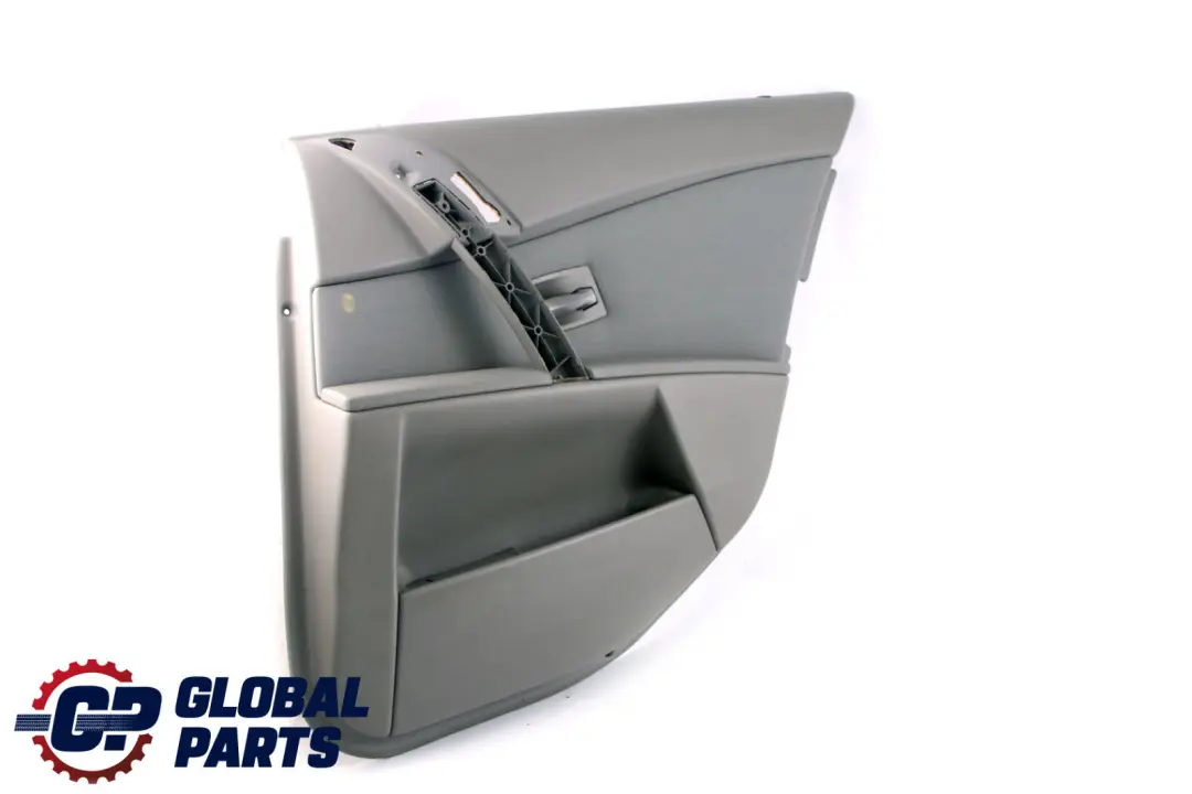 BMW E60 E61 Tarjeta De Puerta Forro De Tela Panel Trasero Derecho Gris