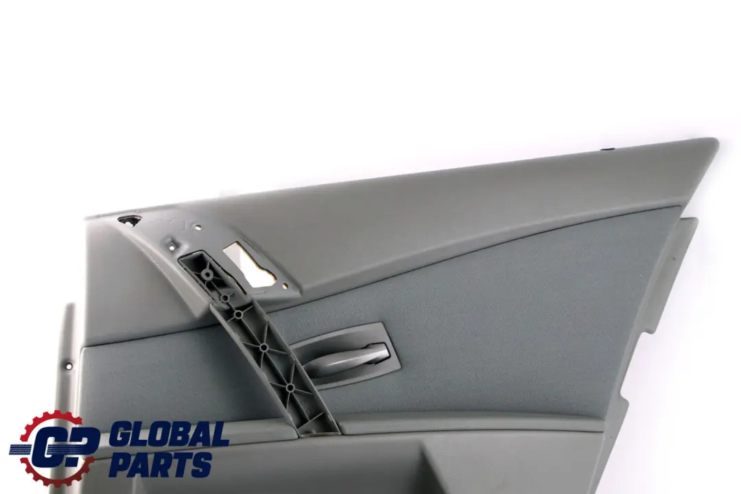 BMW E60 E61 Tarjeta De Puerta Forro De Tela Panel Trasero Derecho Gris