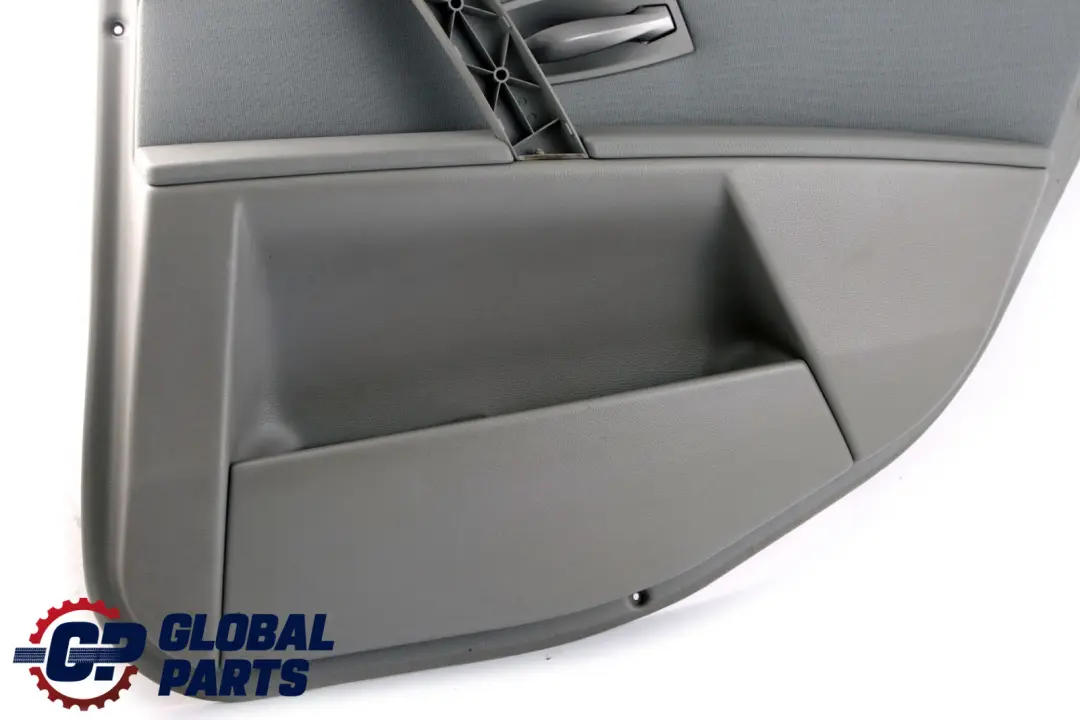 BMW E60 E61 Tarjeta De Puerta Forro De Tela Panel Trasero Derecho Gris