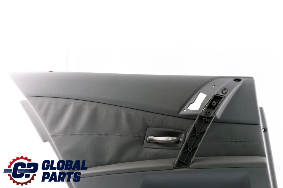 Door Card Panel BMW E60 E61 Lining Leather Trim Rear Left N/S Grey
