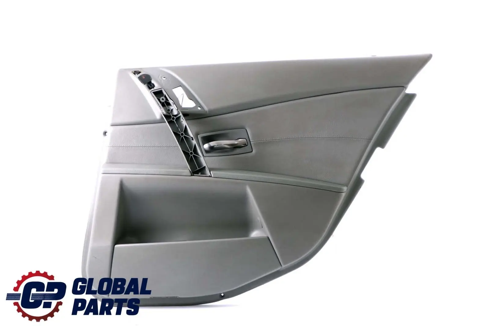 BMW E60 Trasera Derecha E61 Tarjeta Puerta Forro Cuero Panel Gris