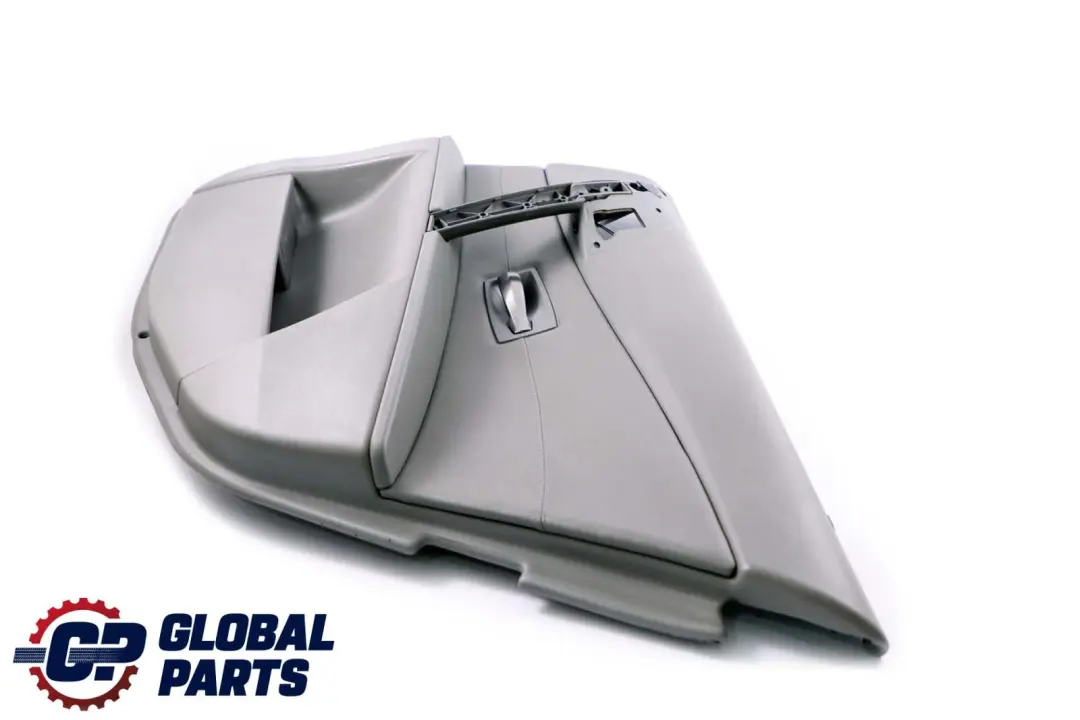 BMW E60 Trasera Derecha E61 Tarjeta Puerta Forro Cuero Panel Gris