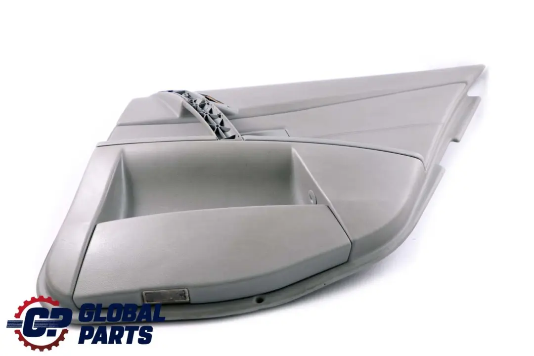 BMW E60 Trasera Derecha E61 Tarjeta Puerta Forro Cuero Panel Gris