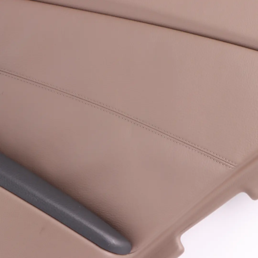 BMW E60 Door Card Rear Right O/S Door Interior Panel Leather Truffle Brown