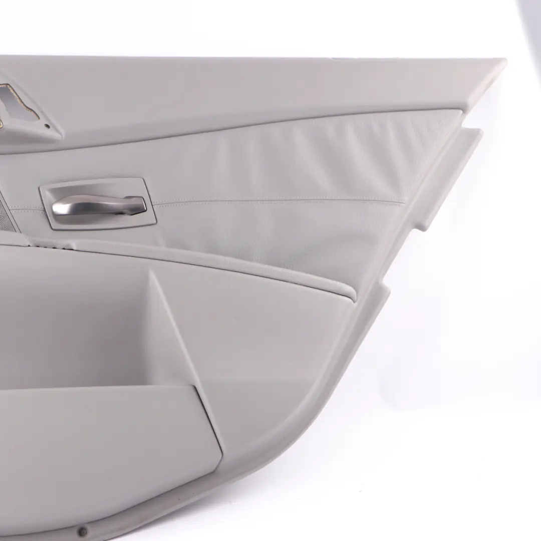 BMW E60 E61 Door Card Rear Right O/S Door Interior Panel HiFi Leather Grey