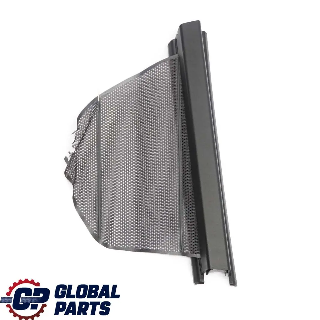 BMW 5 E60 Panel puerta trasera izquierda cuero negro cortinas