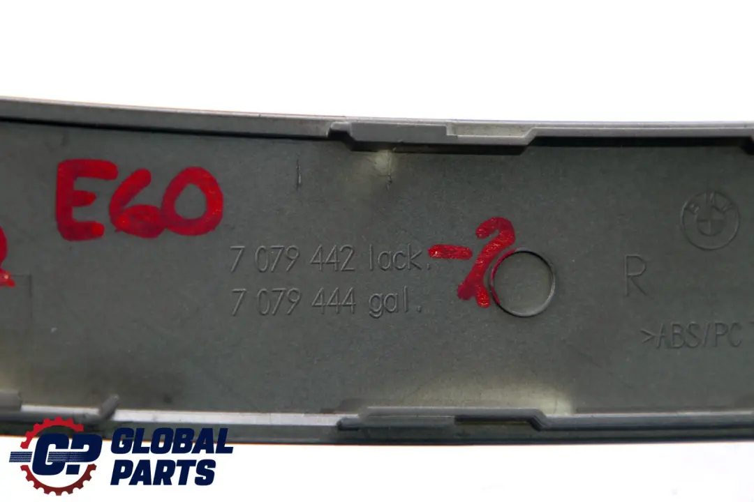 BMW 5 Series E60 Trim Interior Rear Right Door Handle Titan Dunkel O/S 7079442
