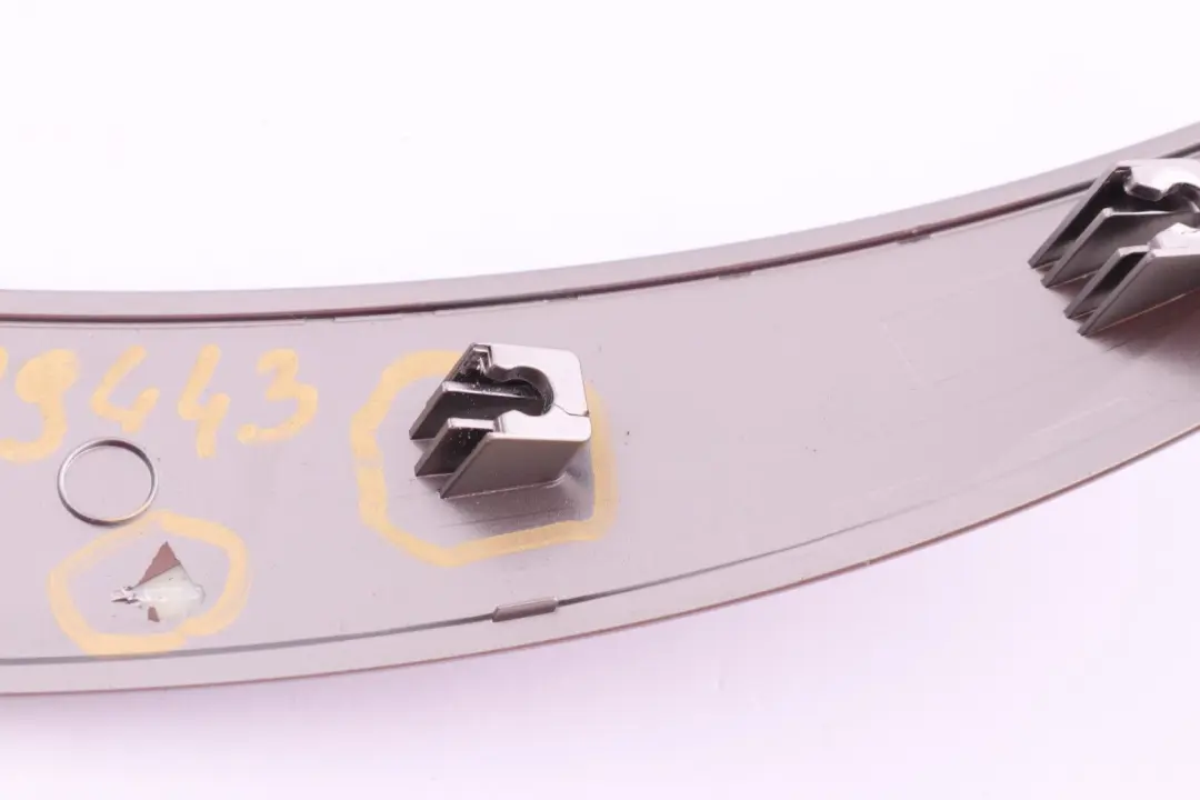 BMW 5 Series E60 E61 Handle Upper Trim Strip Rear Left Ruthenium N/S 7079443