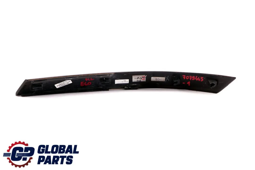 BMW 5 Series 1 E60 Handle Cover Trim Strip Rear Left N/S Poplar Woodgrain