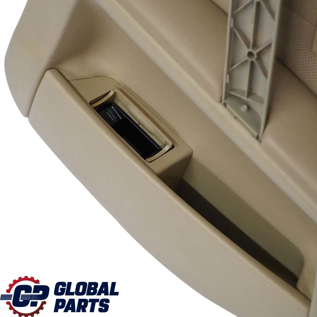 BMW E60 E61 Trasera Derecha Tarjeta De Puerta De cuero Nasca Beige Forro Trim