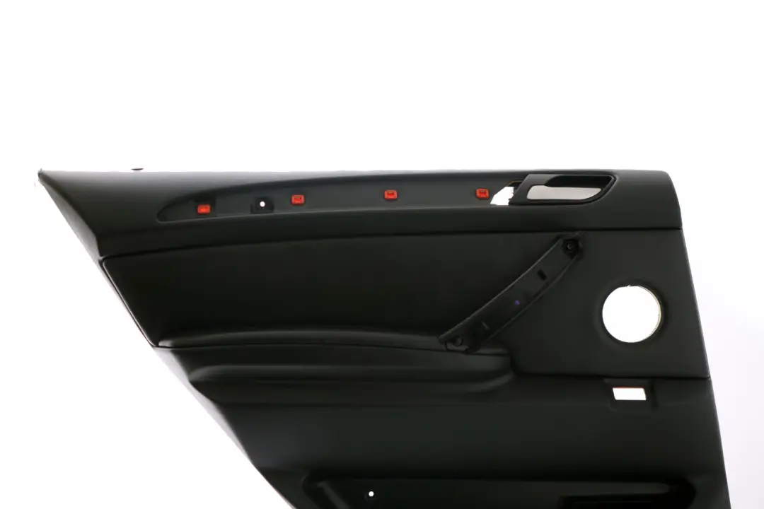 BMW X5 Series E53 Rear Left N/S Door Card Black Leather Interior Trim Panel