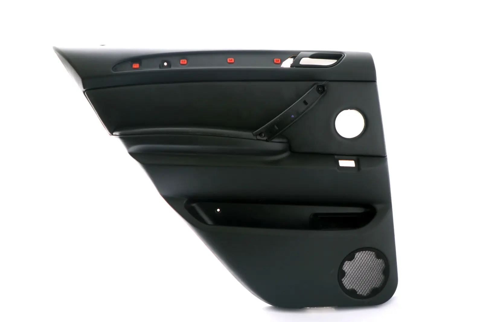 BMW X5 Series E53 Rear Left N/S Door Card Black Leather Interior Trim Panel