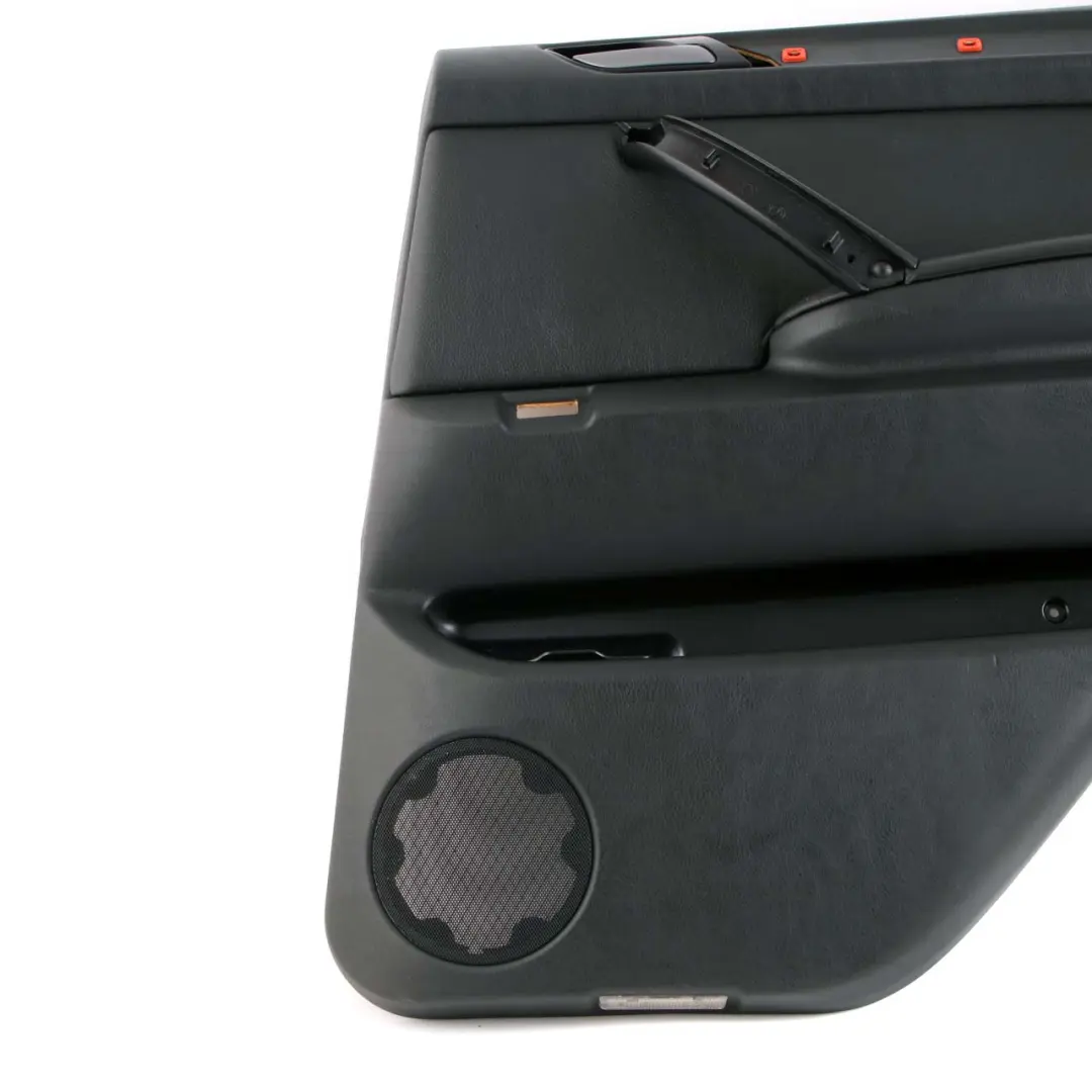 BMW X5 Series E53 Rear Right O/S Door Card Black Leather Interior Trim Panel