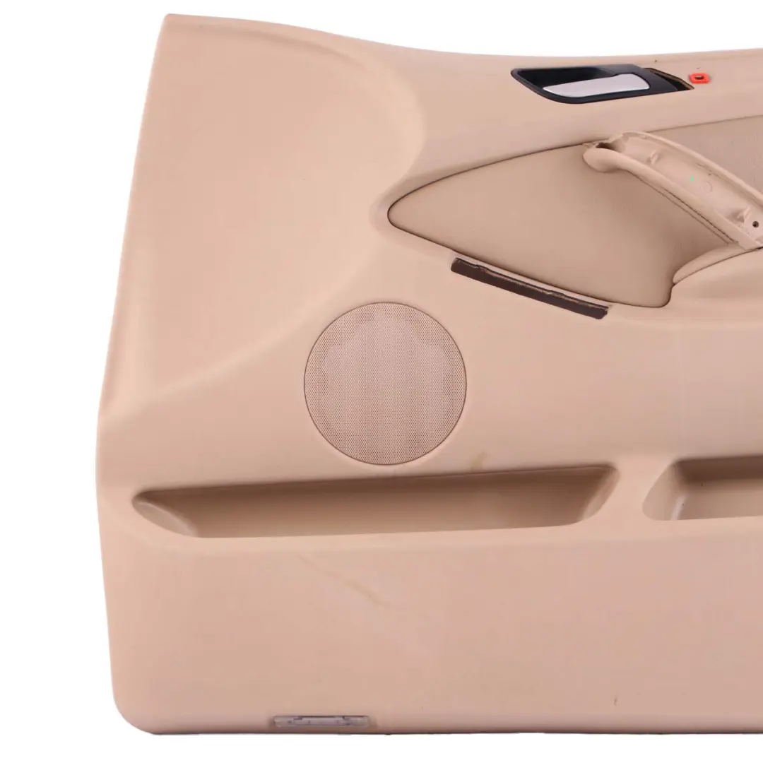 BMW X5 E53 Door Card Trim Front Right O/S Panel Leather Beige Hellbeige 2