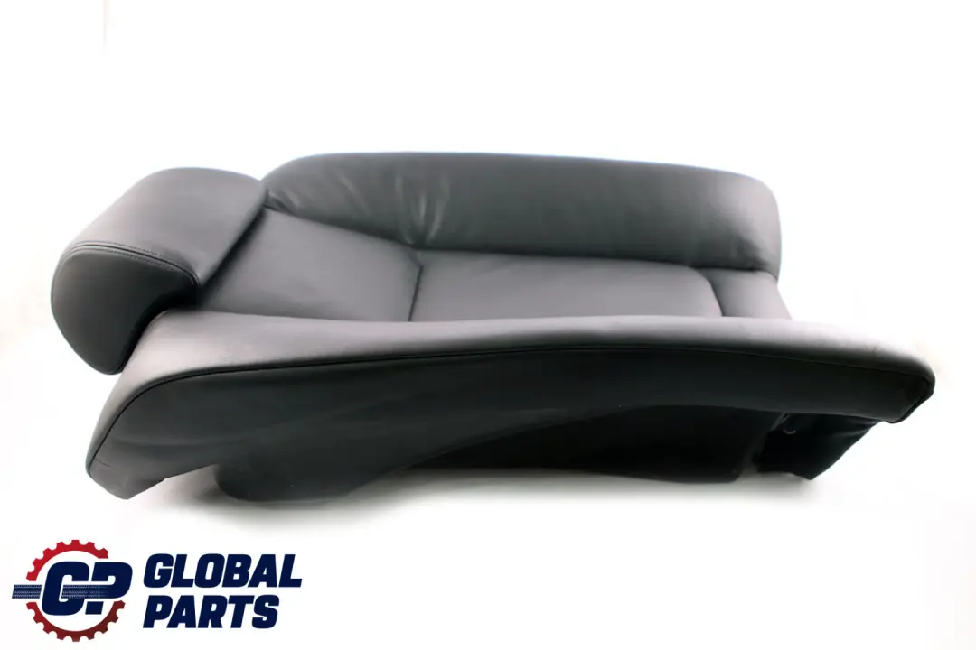 BMW 7 E65 E66 Rear Seat Right O/S Backrest Cover Leather Pearl Black