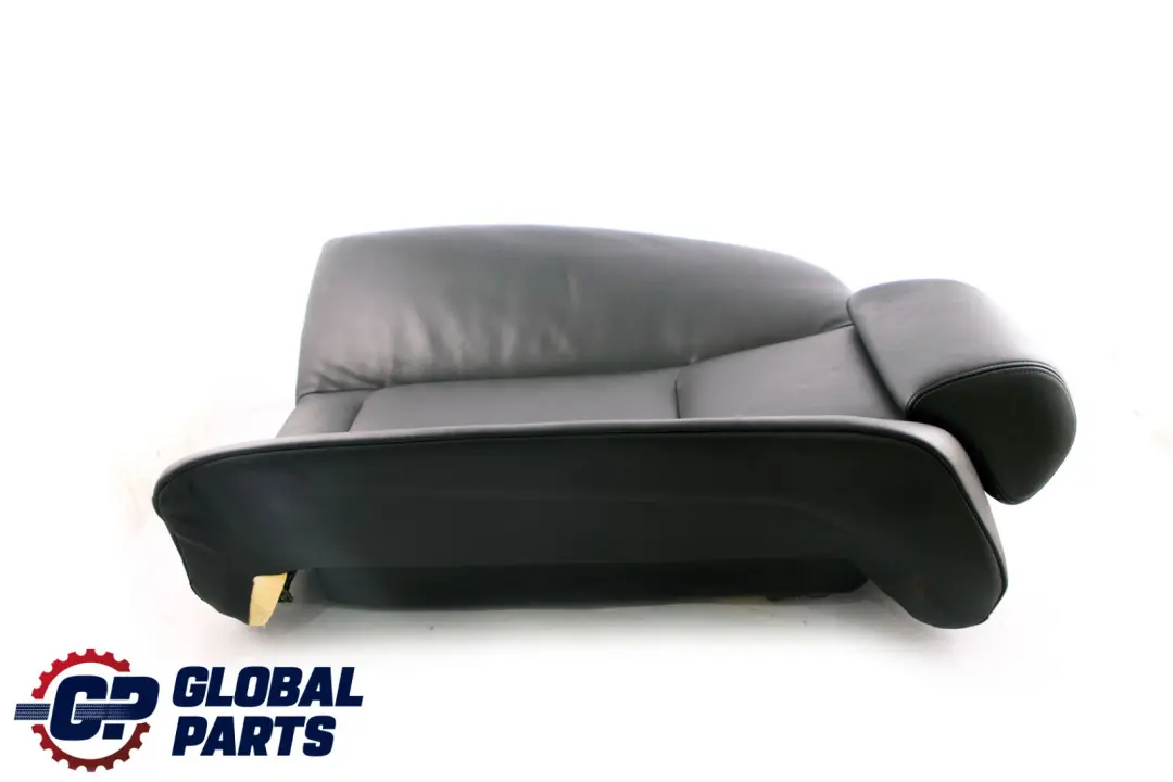 BMW 7 E65 E66 Rear Seat Right O/S Backrest Cover Leather Pearl Black