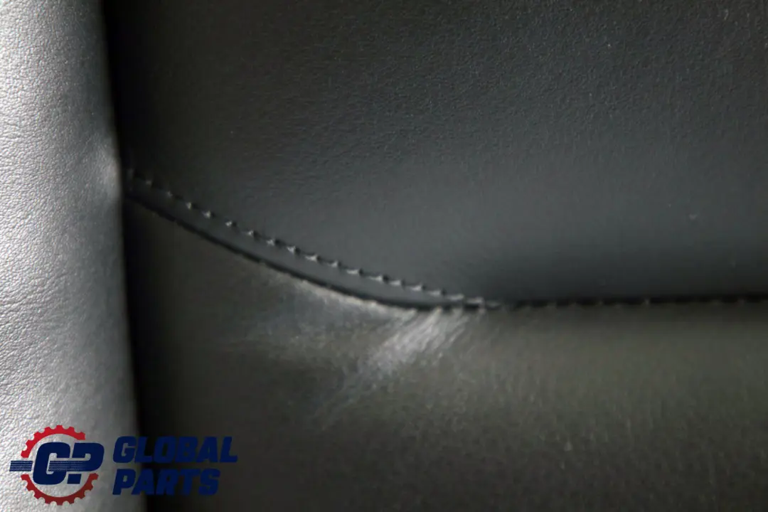 BMW 7 E65 E66 Rear Seat Right O/S Backrest Cover Leather Pearl Black