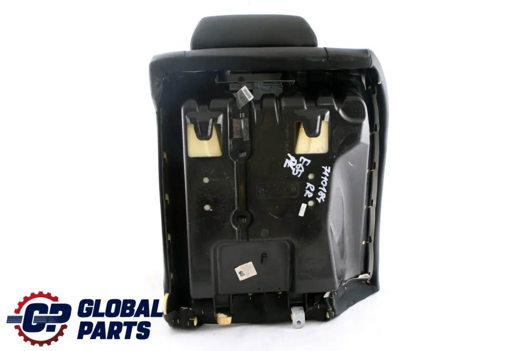 BMW 7 E65 E66 Rear Seat Right O/S Backrest Cover Leather Pearl Black