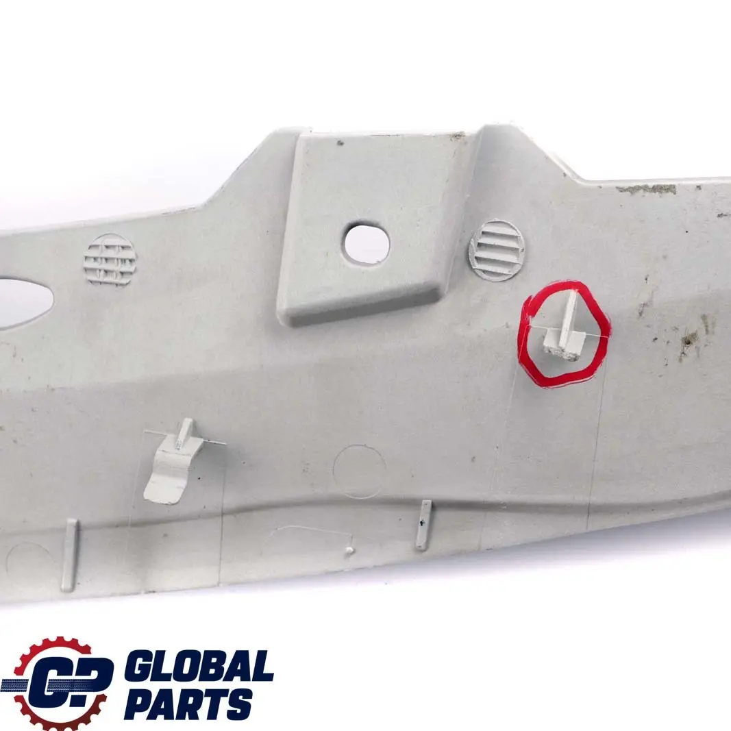 BMW 5 Series E60 Air Vent Rear Window Parcel Shelf Panel Grille Grey 7033680