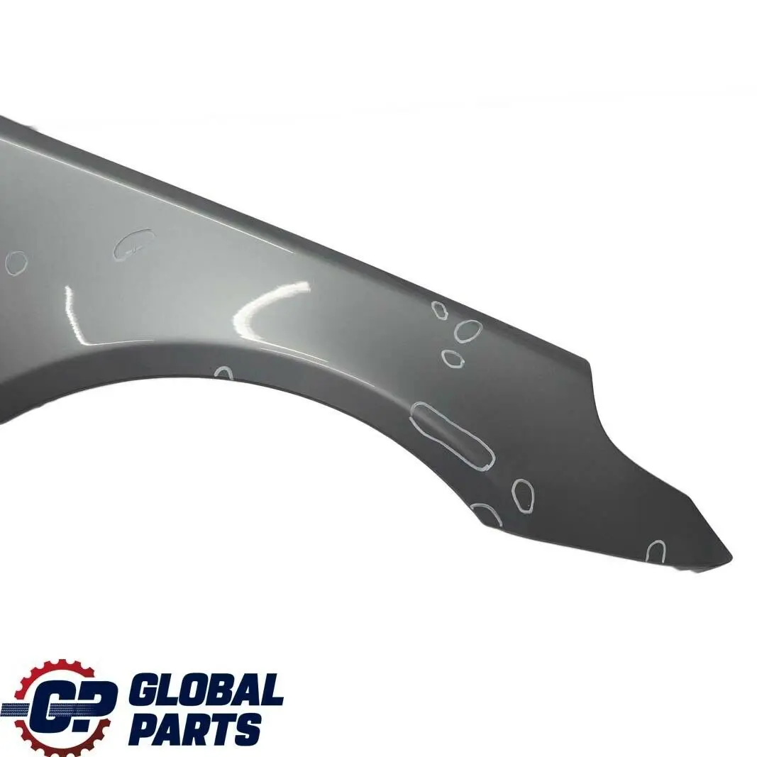 BMW 5 E60 E61 Front Right Wing Fender Side Panel O/S Silbergrau Silver Grey A08