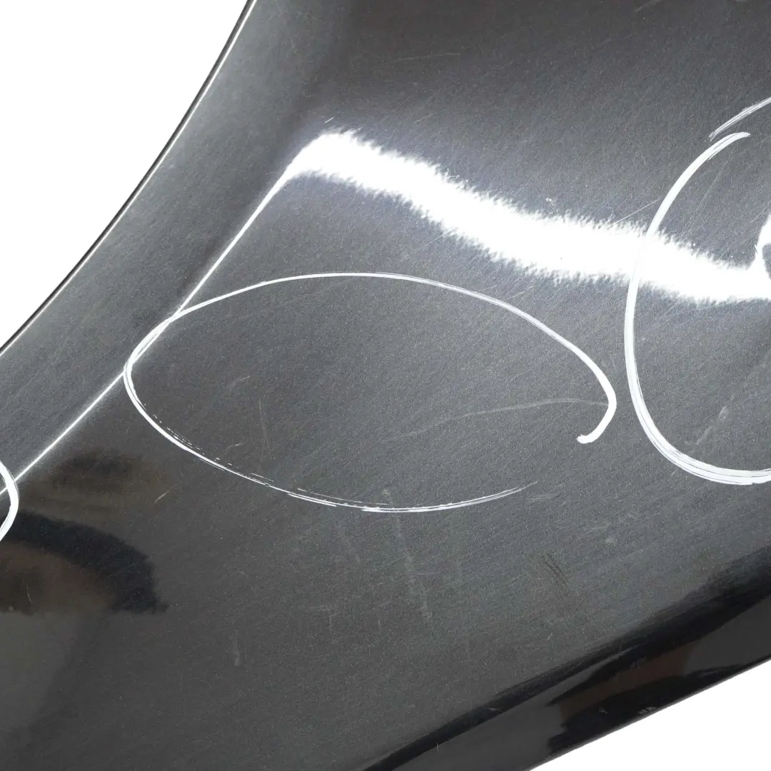 £BMW E60 Side Wing Panel Fender Front Right O/S Black Sapphire Metallic - 475