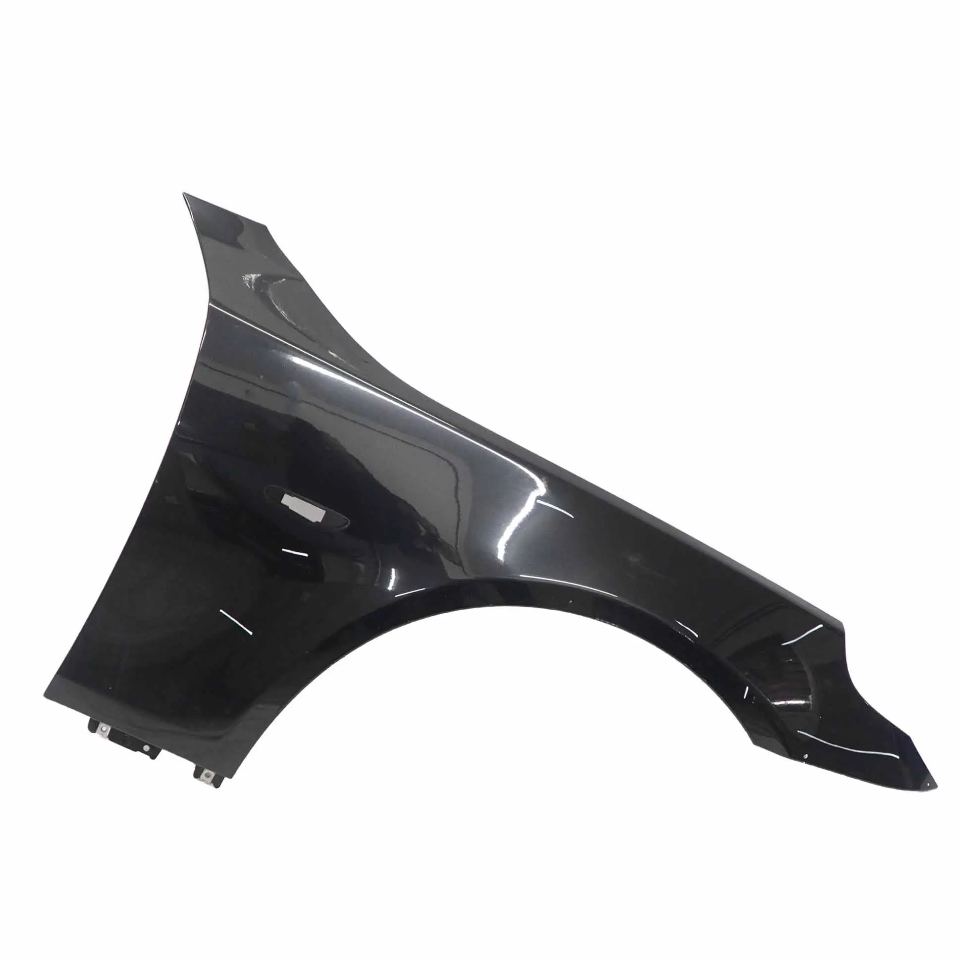 BMW E60 Side Wing Panel Fender Front Right O/S Black Sapphire Metallic - 475