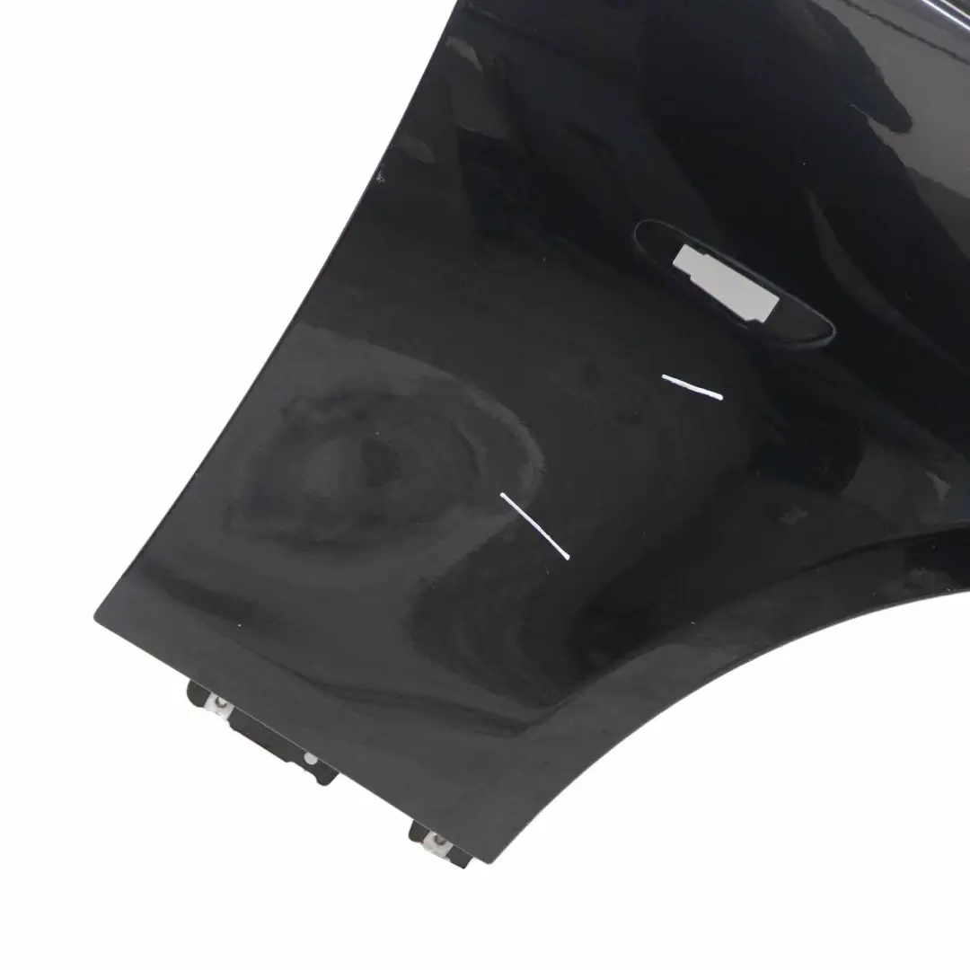 BMW E60 Panel Lateral Guardabarros Delantero Derecho Negro Zafiro Metalico 475