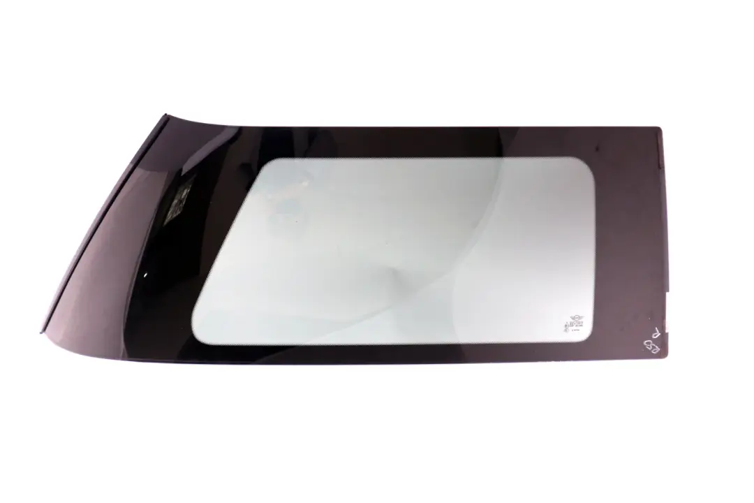 Mini Cooper R50 R53 Rear Right Side Window Glass Black Trim O/S 7111646