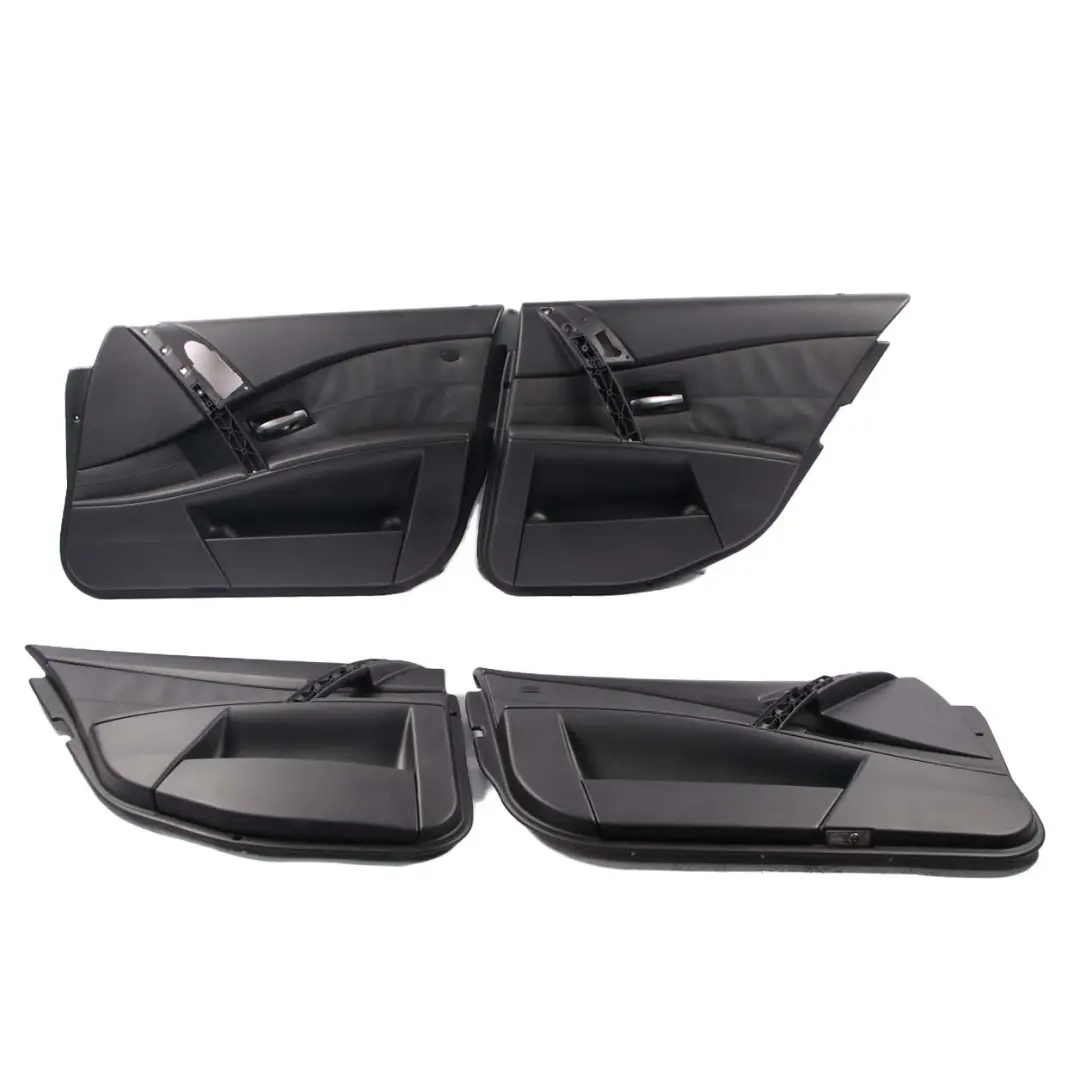 Seats BMW E60 Saloon Heated Black Leather Interior Front Rear Seat Door Cards