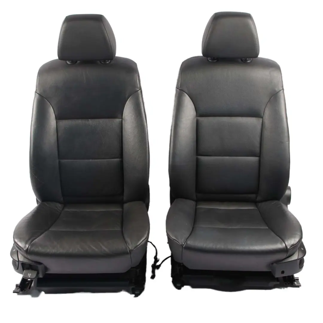 Seats BMW E60 Saloon Heated Black Leather Interior Front Rear Seat Door Cards