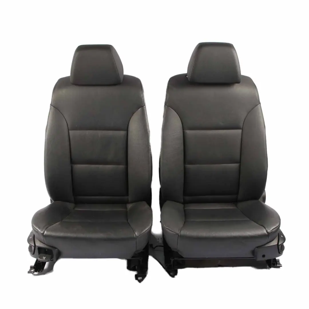 Leather Seats BMW E60 E61 Black Dakota Interior Front Driver Passenger Seat 