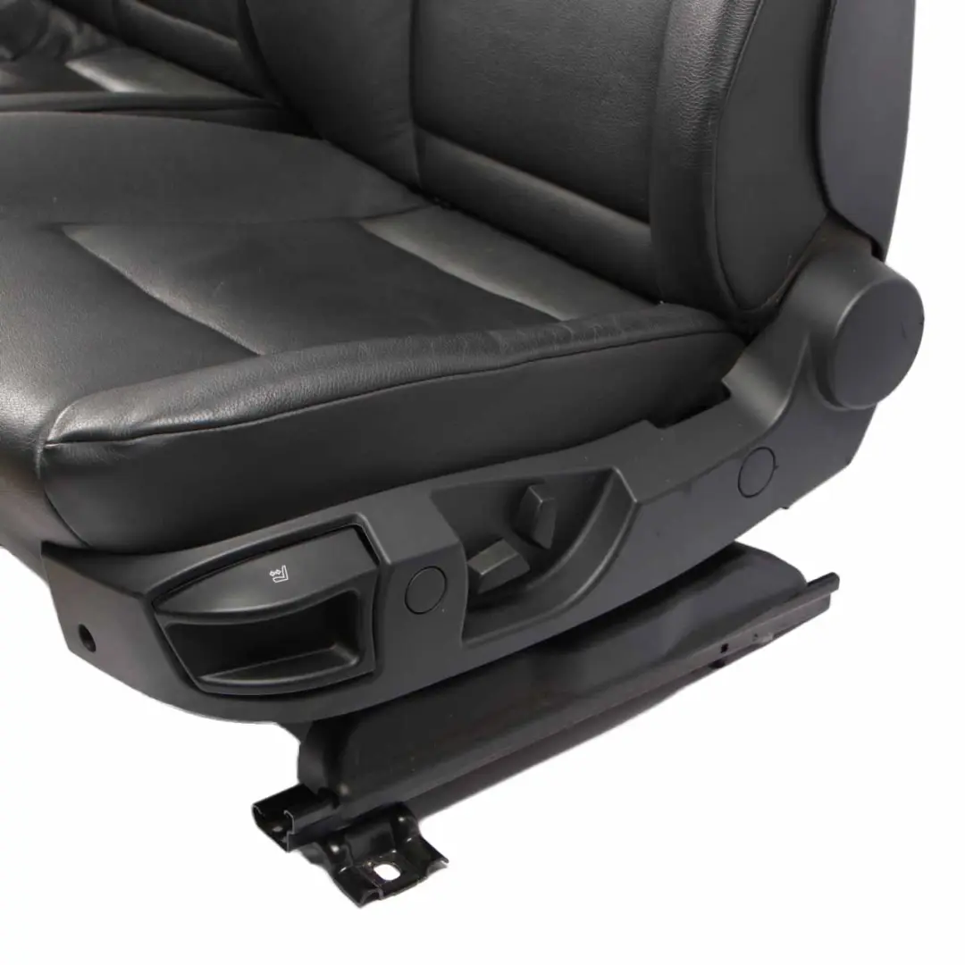 Seats BMW E60 LCI Saloon Black Leather Interior Front Rear Seat Door Cards