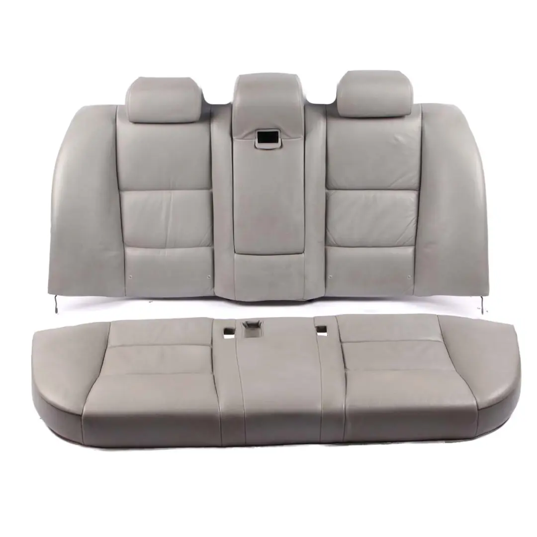 BMW E60 LCI Saloon Heated Grey Leather Dakota Interior Seats Front Rear Seat