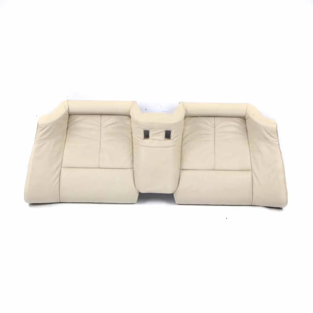 BMW E63 E64 Cream Beige Leather Dakota Rear Seat Cover Back Sofa Bench