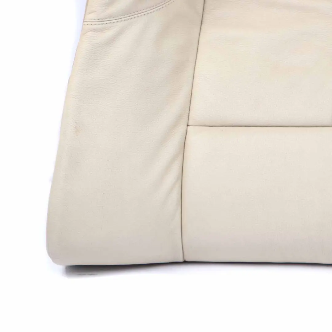 BMW E63 E64 Cream Beige Leather Dakota Rear Seat Cover Back Sofa Bench