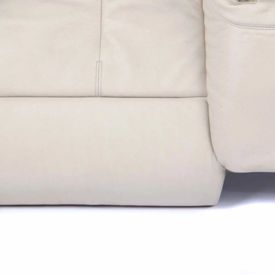 BMW E63 E64 Cream Beige Leather Dakota Rear Seat Cover Back Sofa Bench