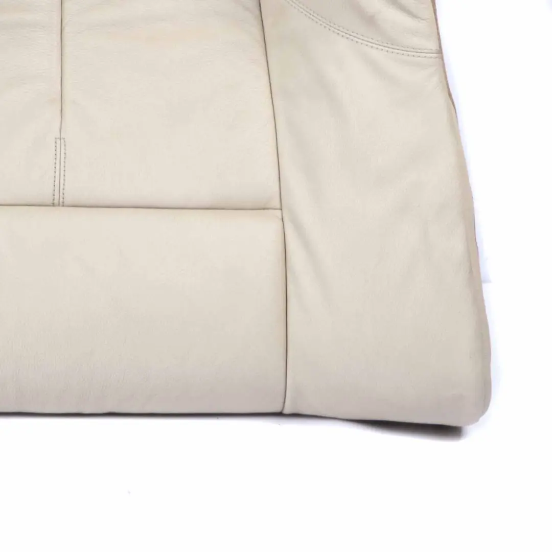 BMW E63 E64 Cream Beige Leather Dakota Rear Seat Cover Back Sofa Bench