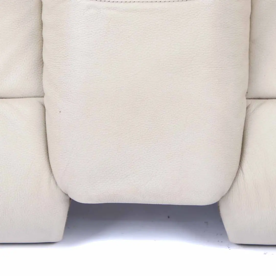 BMW E63 E64 Cream Beige Leather Dakota Rear Seat Cover Back Sofa Bench