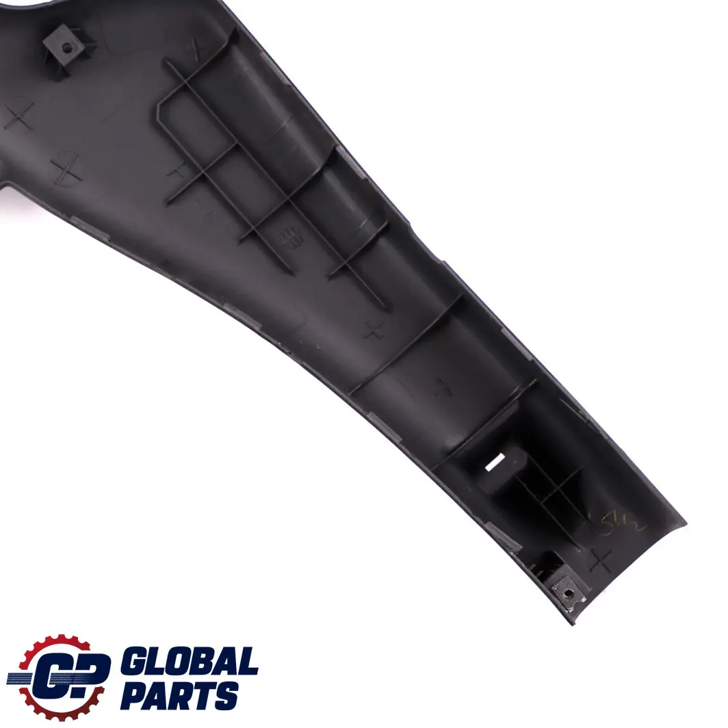 Mini Cabrio R52 Trasero Izquierdo N/S Cubierta Panel Trim Roll Bar Negro 7113893